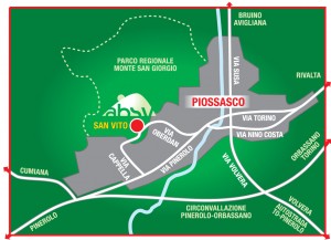 Cartina Piossasco